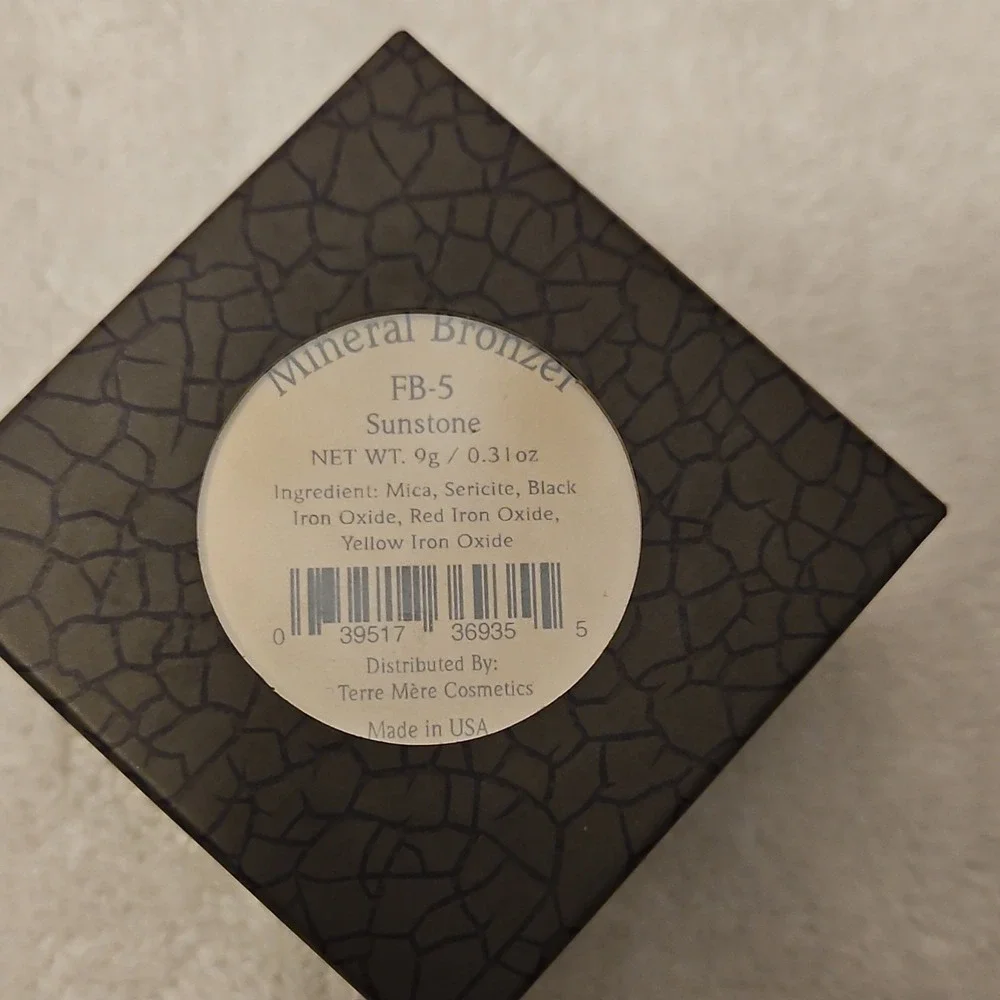 Terre Mère Mineral Bronzer Sunstone Organic Vegan FB-5 0.31 oz All Skin Types